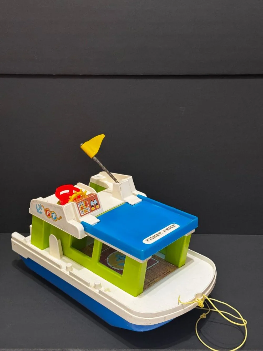 Fisher Price Toy Adventure Series Play Family Houseboat 985, Vintage Circa 1970s